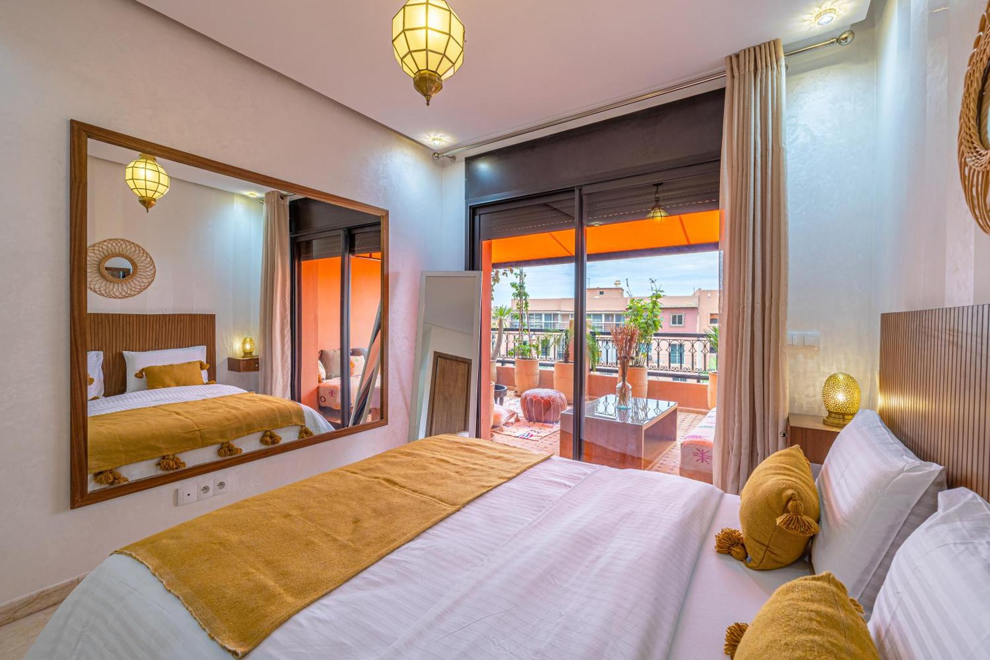Le Jasmin - Appartement Authentique A Gueliz Marrakesh Exterior photo